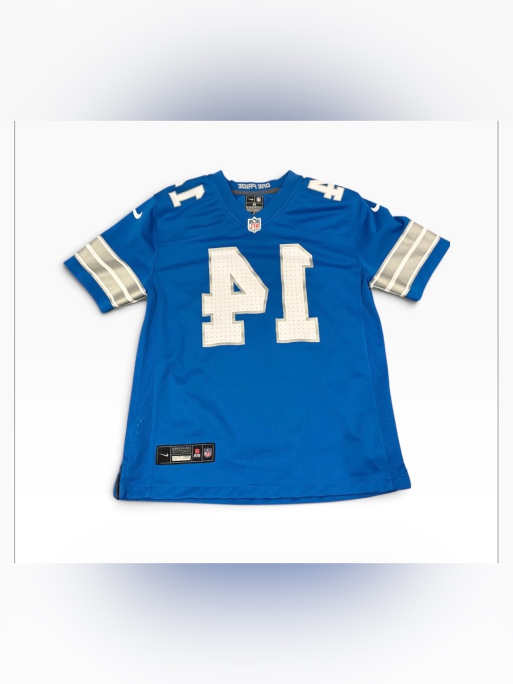 B Detroit Lions Amon-Ra St. Brown #14 Nike Jersey – youth medium